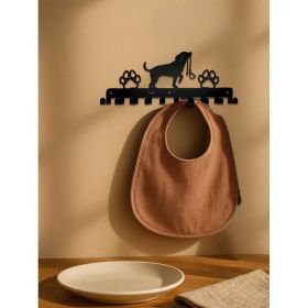 Rustic Entryway Organizer - Wall Mounted Key Holder & Leash Rack For Pet Owners