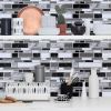 Peel and Stick Backsplash Wallpaper Kitchen Backsplash Wallpaper 17.7inch x 118.1inch Tile Contact Paper Kitchen Peel and Stick Countertops Waterproof