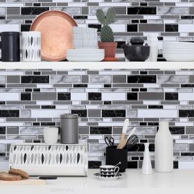 Peel and Stick Backsplash Wallpaper Kitchen Backsplash Wallpaper 17.7inch x 118.1inch Tile Contact Paper Kitchen Peel and Stick Countertops Waterproof