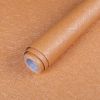 Cream Orange Wallpaper Peel and Stick Wallpaper 15.7in X 118in Silk Embossed Self Adhesive Removable Contact Paper for Bedroom Living Room Solid Color