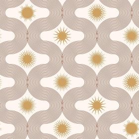 Boho Beige/Yellow Modern Abstract Art Mosaic Sun Geometric Peel and Stick Wallpaper Stick on Contact Paper Vintage Wall Paper Easy Peel Off for nights