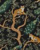 Tiger Peel and Stick Wallpaper Vintage Peacock Contact Paper Watercolor Animal Floral Wall Mural Home Vinyl Waterproof Self Adhesive Removable Renter
