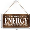 Inspirational Zen Wall Art, Positive Affirmations Wall Decor