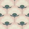 Vintage Wallpaper Peel and Stick Botanical Contact Paper Boho Wall Paper Pink Removable Self Adhesive Bathroom Bedroom Eco-Friendly Thicken 17.3" × 78