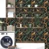 Tiger Peel and Stick Wallpaper Vintage Peacock Contact Paper Watercolor Animal Floral Wall Mural Home Vinyl Waterproof Self Adhesive Removable Renter