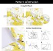 Crane Wallpaper Peel and Stick White Yellow Floral Bird Wallpaper for Bathroom Bedroom Vintage Wall Paper 17.5x120 Inch Traditional Flower Bird Murals