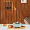 Wood Grain Contact Paper 17.3"x200" Cherry Wood Look Peel and Stick Wallpaper Vintage Removable Self Adhesive Vinyl Faux Wood Wallpaper for Cabinets C