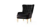 Lust Modern Style Chair in Black