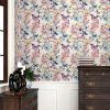 Pink/Purple Fairy Butterfly Watercolor Botanical Plants Leaf Yellow Blue Peel and Stick wallpaper stick on contact paper vintage wall paper easy peel