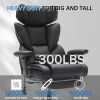 Office Chair with Foot Rest and Waist Lumber Support, Ergonomic Gaming Chair with Adjustable Height Headrest
