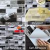 Peel and Stick Backsplash Wallpaper Kitchen Backsplash Wallpaper 17.7inch x 118.1inch Tile Contact Paper Kitchen Peel and Stick Countertops Waterproof