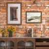 Faux Brick Peel and Stick Wallpaper 17.7" x 78.7" Contact Paper for Cabinets 3D Brick Wall Backdrop Self-Adhesive Wallpaper Red Bricky Textured Vintag