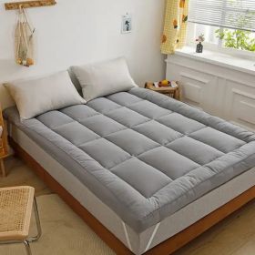 Topper Pad For Mattress Twin (Option: GRAY)